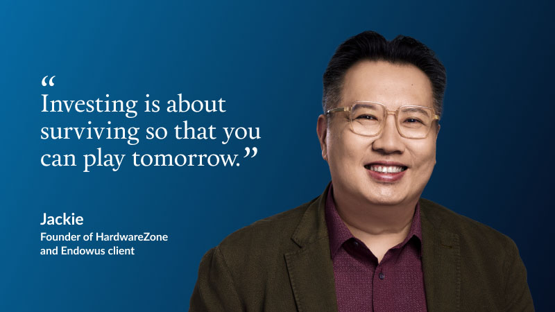 HardwareZone (HWZ) founder Jackie Lee - Endowus client